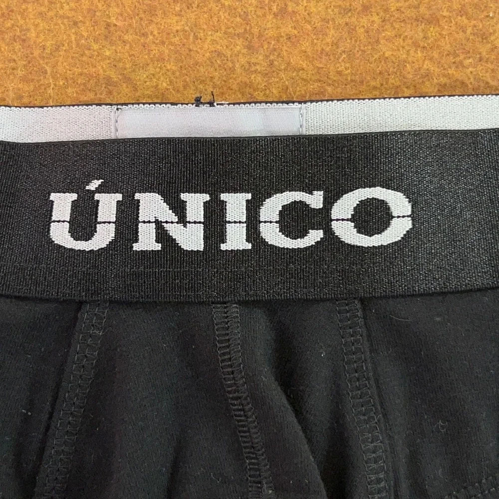 Mundo Unico Mens Medium Black Brief Copa Cotton Spandex Underwear 2-Pack NWT